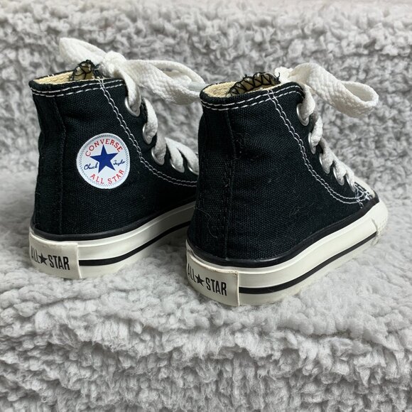 Converse Chuck Taylor All Star High Top Infant Sneakers Sz2 - Picture 8 of 14